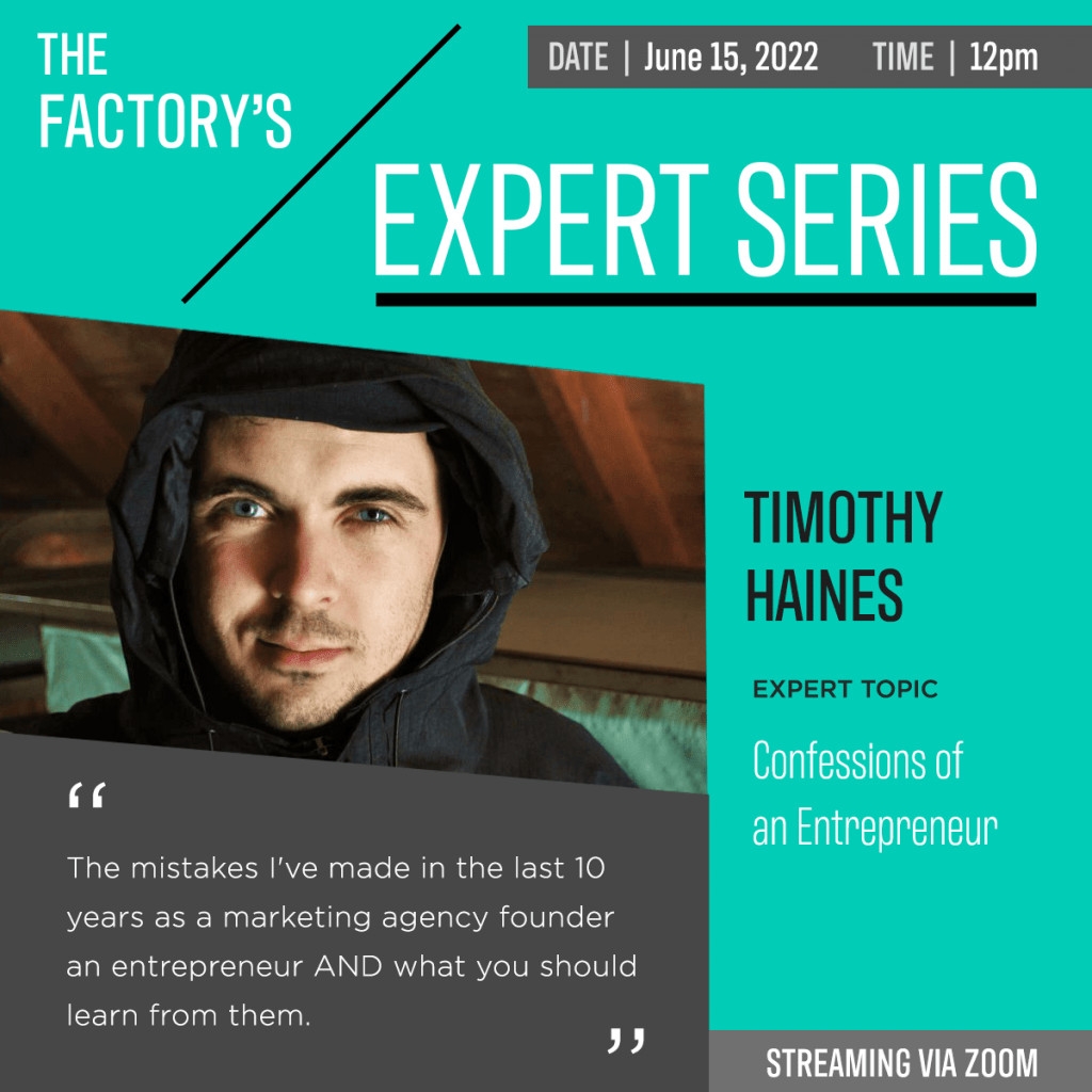 Expert Series graphic for Timothy Haines